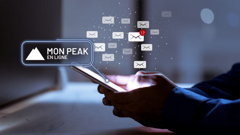 Change email My PEAK online