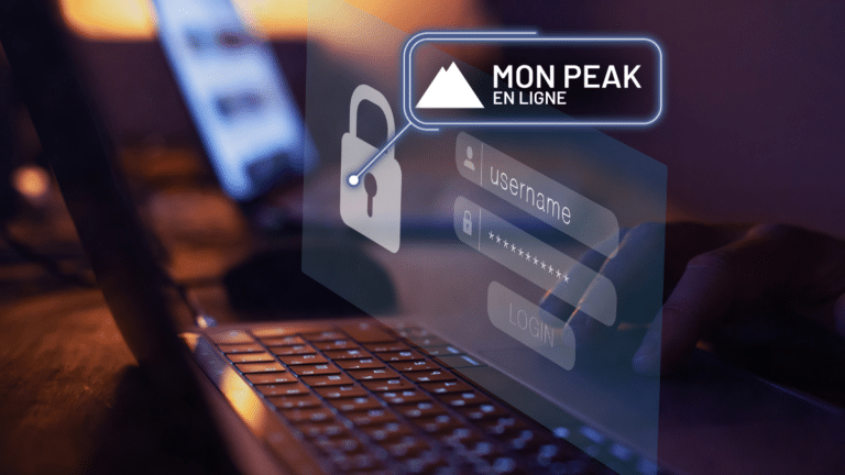 Changer mot de passe Mon Peak en Ligne