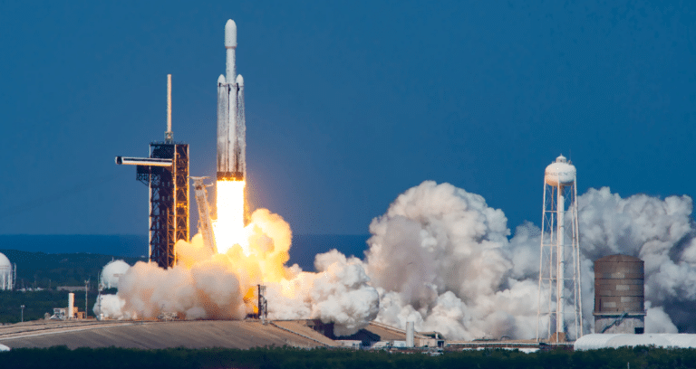 SpaceX taking off